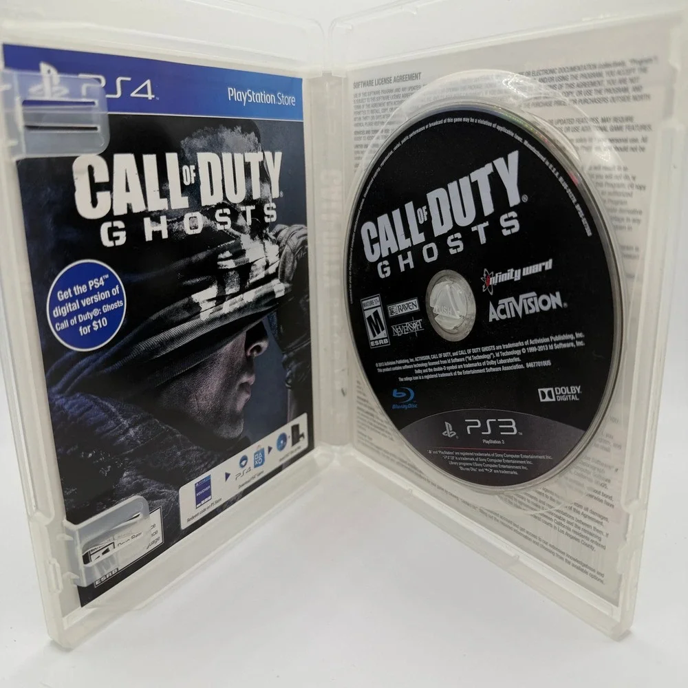 Call‎ of Duty Ghosts Sony PlayStation 3 PS3 Activision Infinity Ward FPS Game